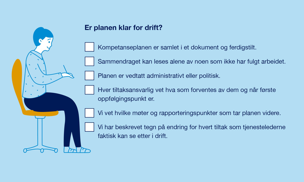 Illustrasjon til verktøy for strategisk kompetanseplanlegging