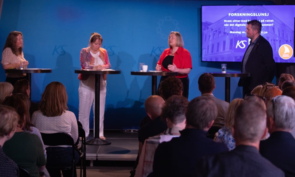 Debatt under forskningslunsjen i Arendalsuka 2026