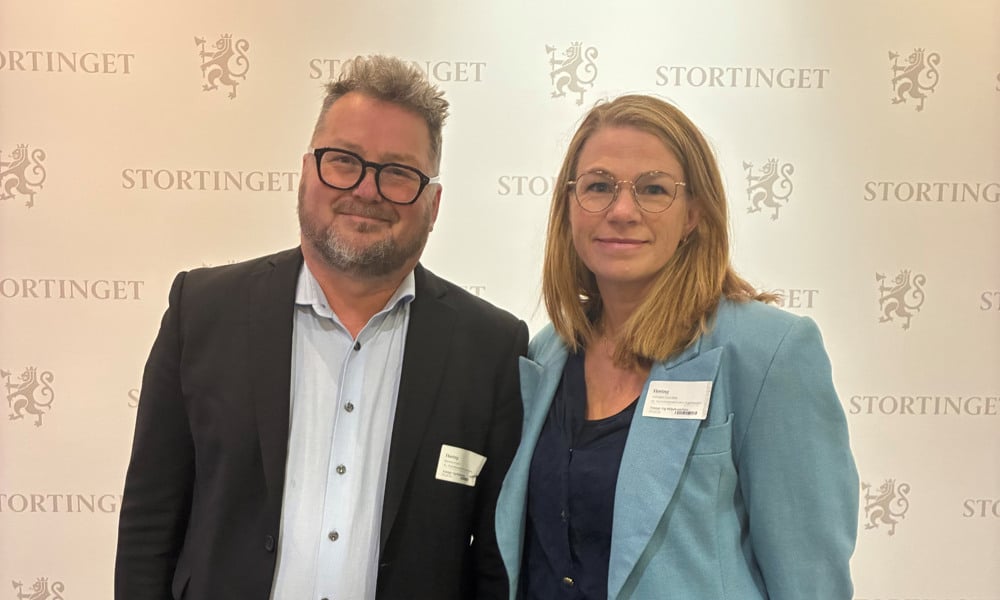 Kjetil Bjørklund og Guro Bøe Wensaas