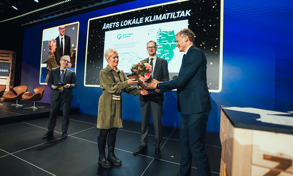 Vestland fylkeskommune årets lokale klimatiltak 2025