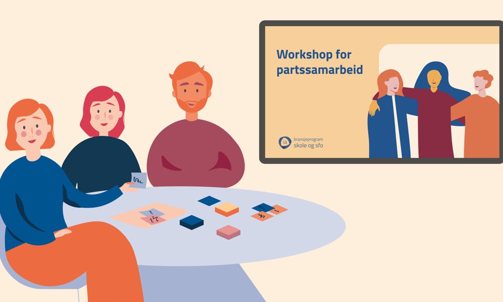 Illustrasjoner til IA-bransjeprogram skole og SFO