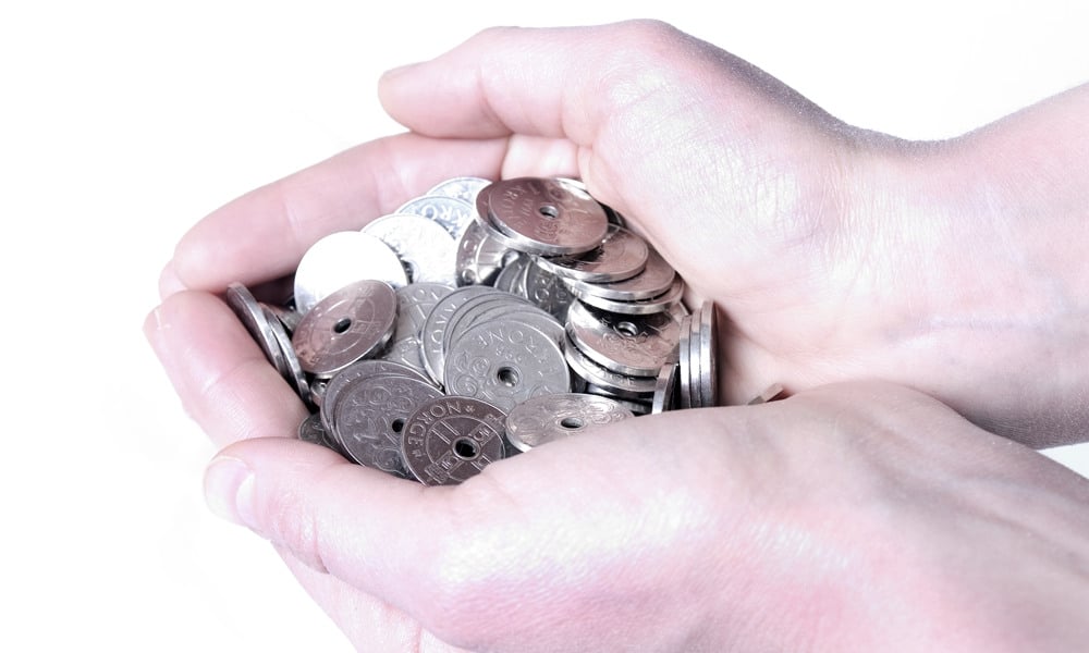 penger, kroner, mynter