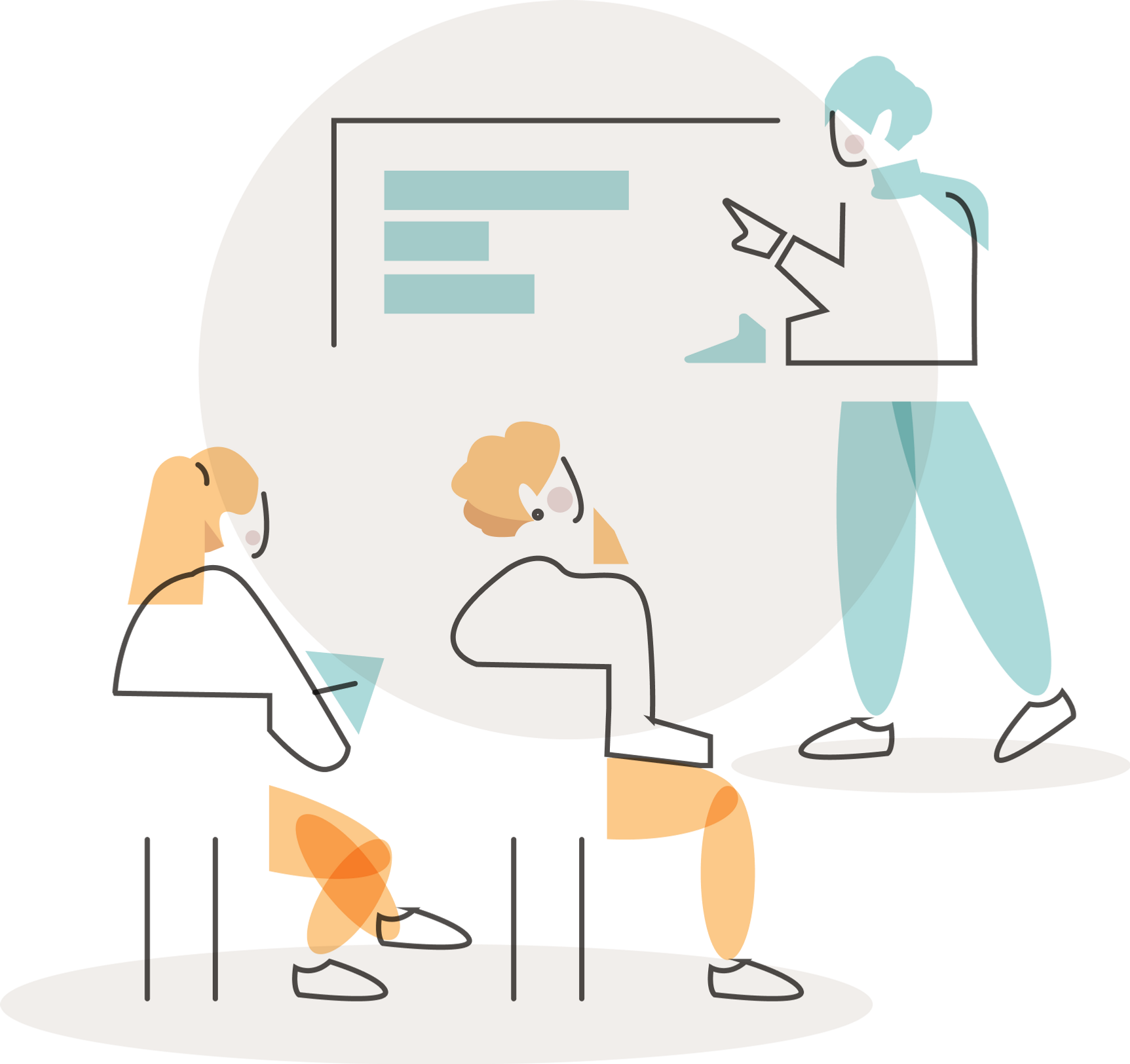 Grafiske illustrasjoner til IA-bransjeprogram Barnevern