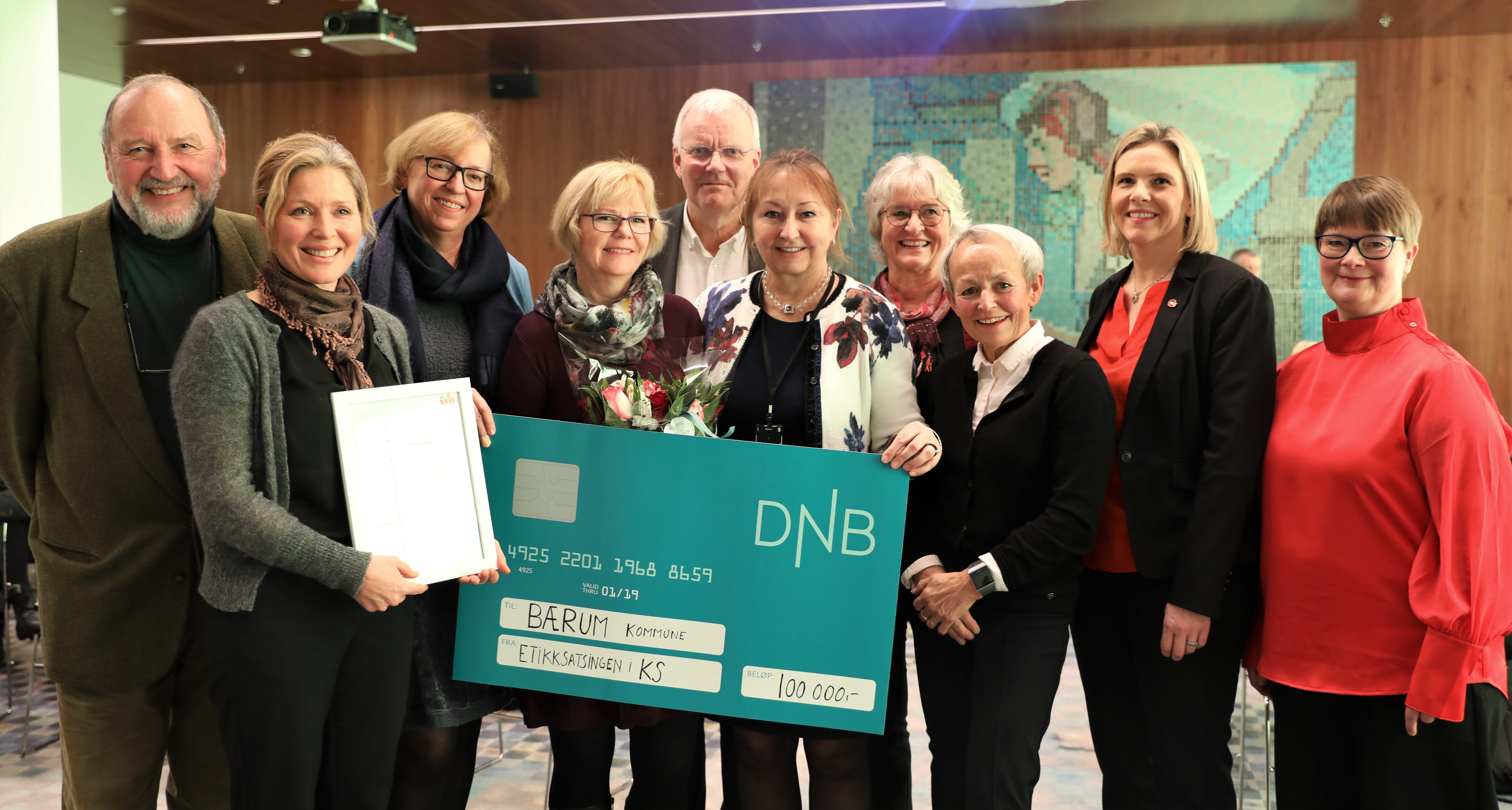 Bærum kommune vant Etikkprisen 2019
