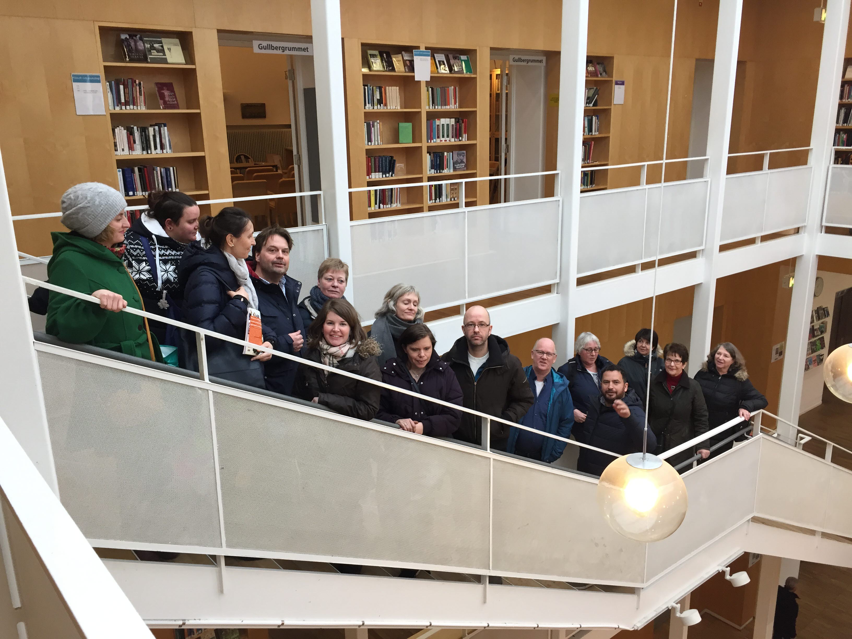 Trøndelag fylkesbibliotek på studietur i Malmø