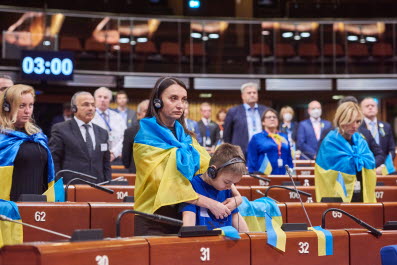 Europarådets Kommunalkongress: Solidaritet med ukrainske kommuner