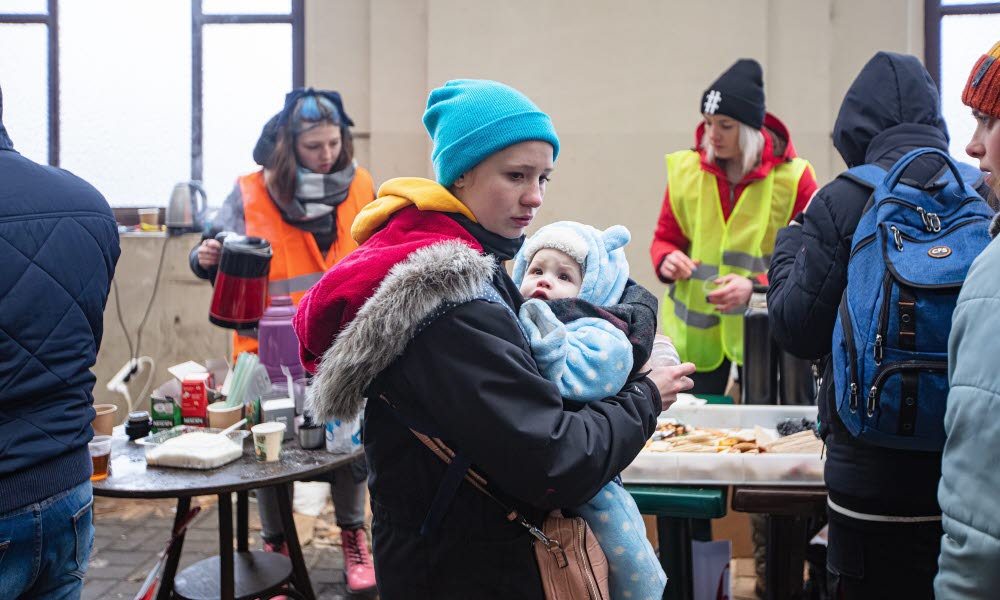 Krigen i Ukraina, flyktninger, barn