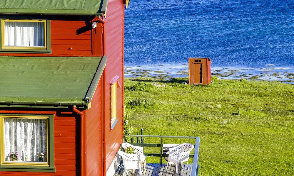 Hus, Finnmark, sjø, kyst
