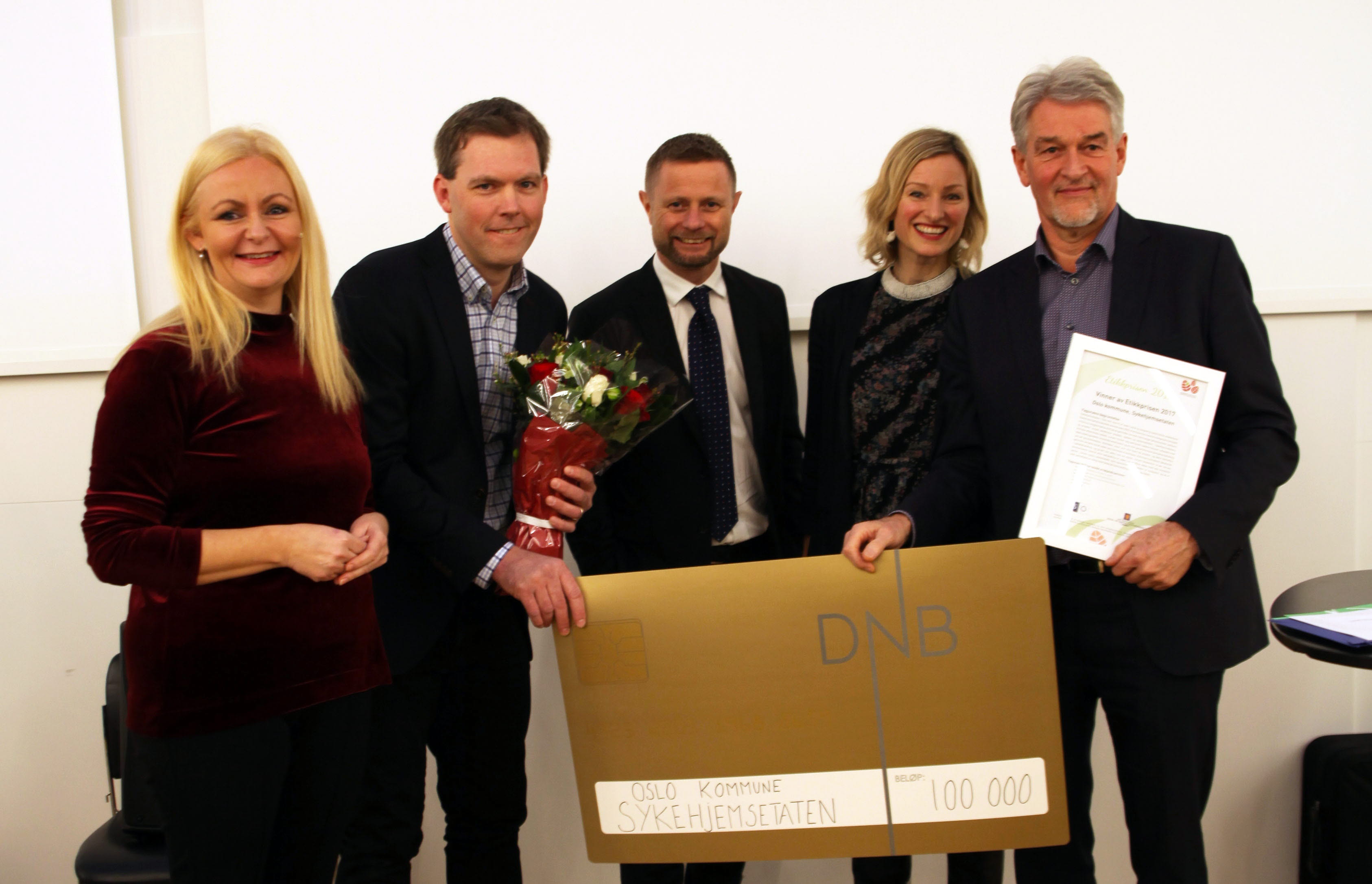 Sykehjemsetaten i Oslo vant Etikkprisen 2017