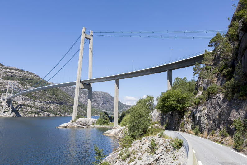 Bro over Lysefjorden, Rogaland